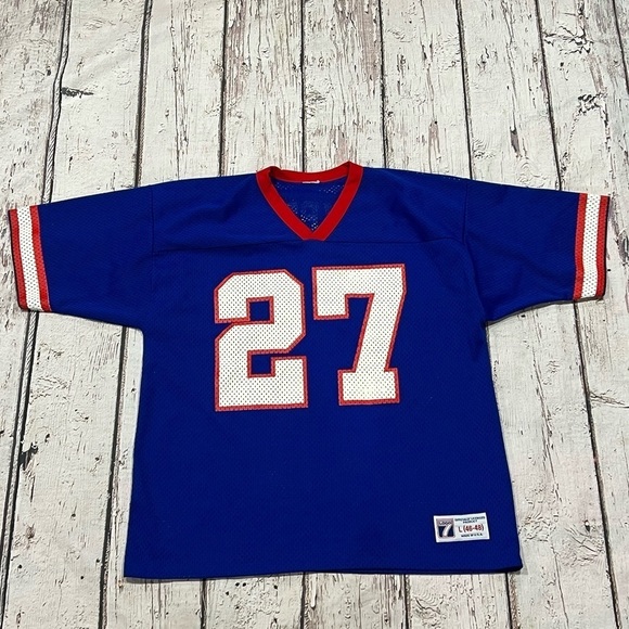 Vintage 90s Rodney Hampton Logo 7 1990s New York Giants NFL Football Jersey - Picture 1 of 6